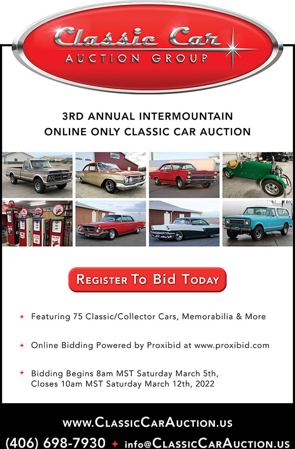 3rd Annual Intermountain Online Only Classic Car Auction